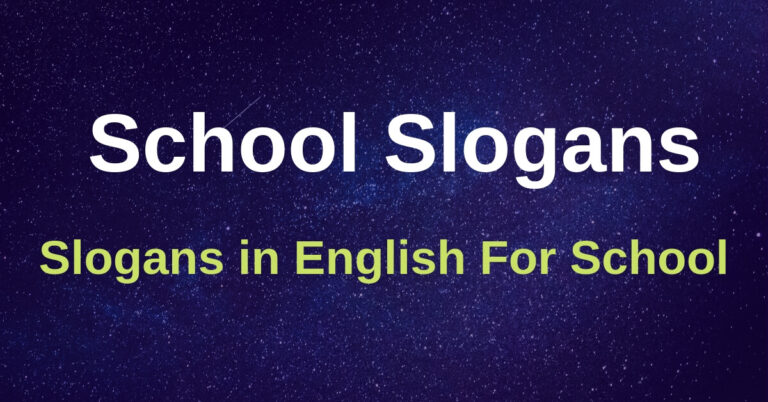 25+ Best Slogans in English for School & Students 2024