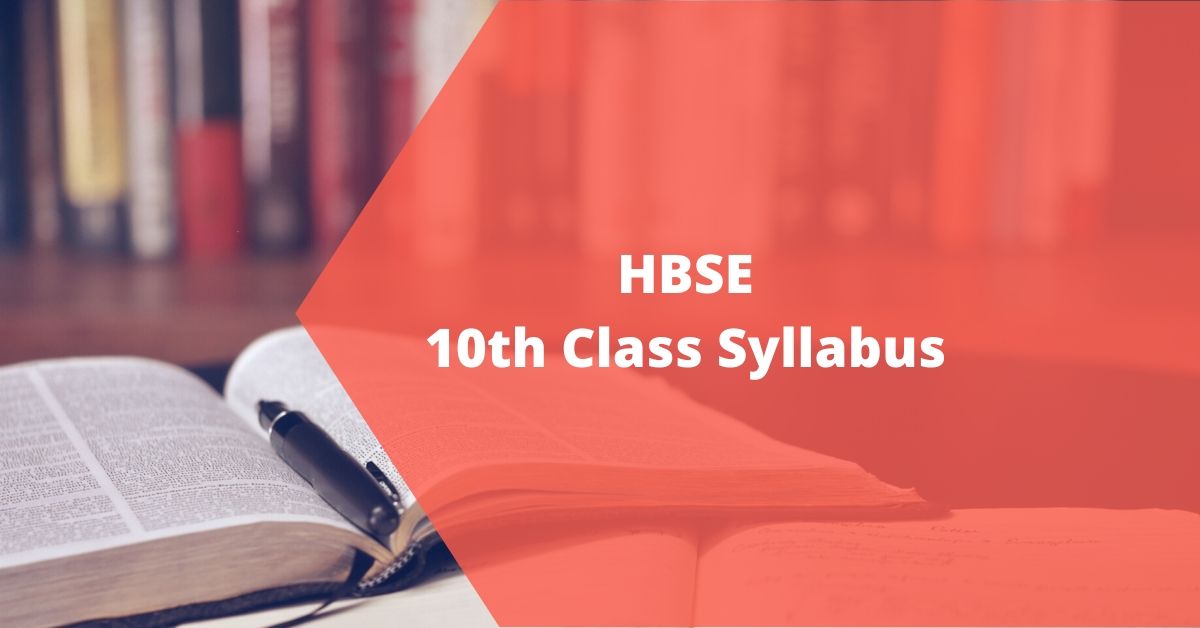 HBSE 10th Class Syllabus