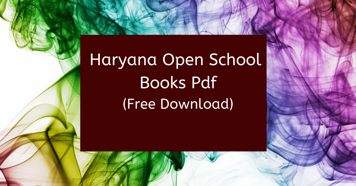 Haryana Open School Books Pdf