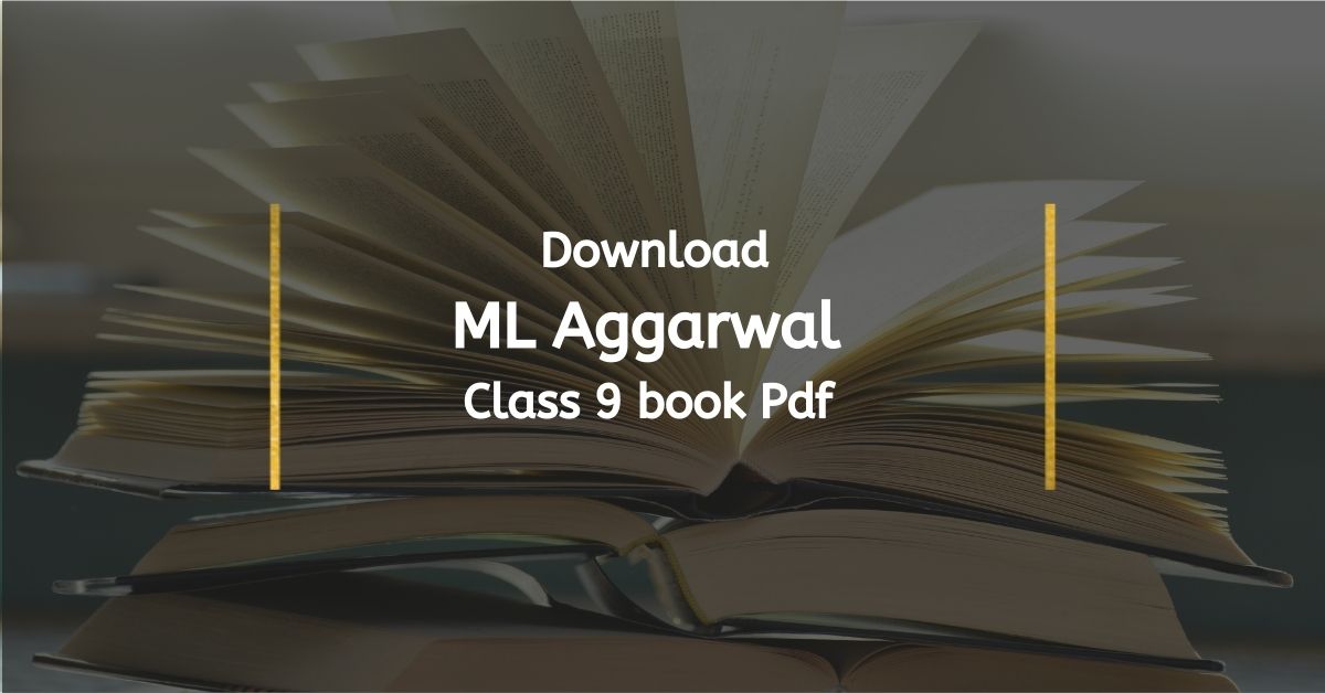ML Aggarwal Class 9 book Pdf Download