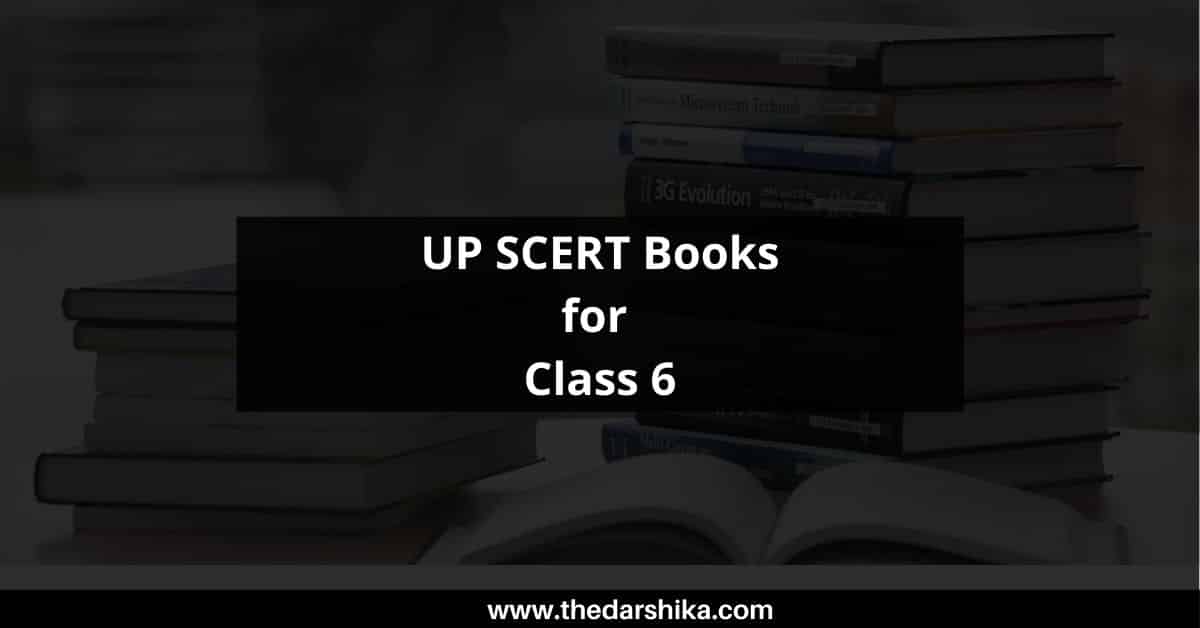 Download UP SCERT Books for Class 6