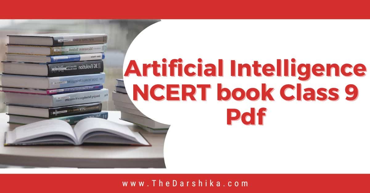 Artificial Intelligence NCERT book Class 9 Pdf
