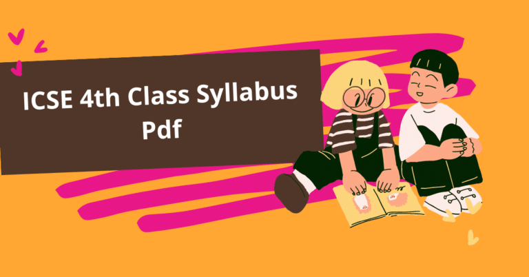 ICSE Class 4 Syllabus PDF Download Subject-wise Syllabus (All Subjects ...