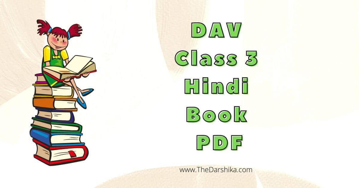 DAV Class 3 Hindi Book PDF