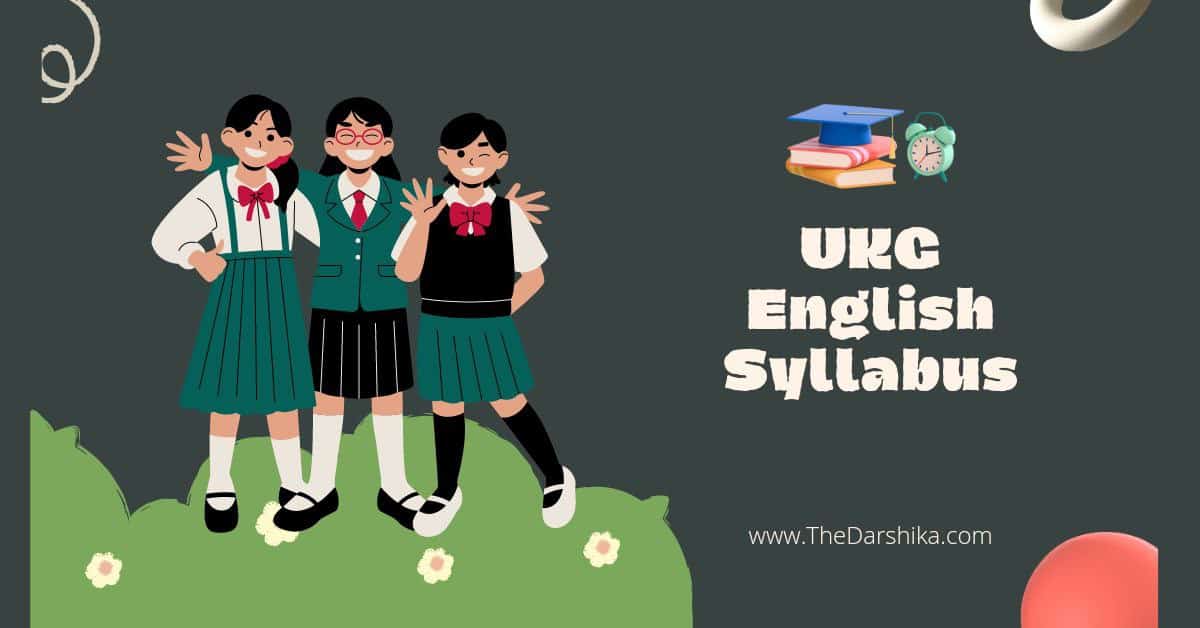 UKG English Syllabus