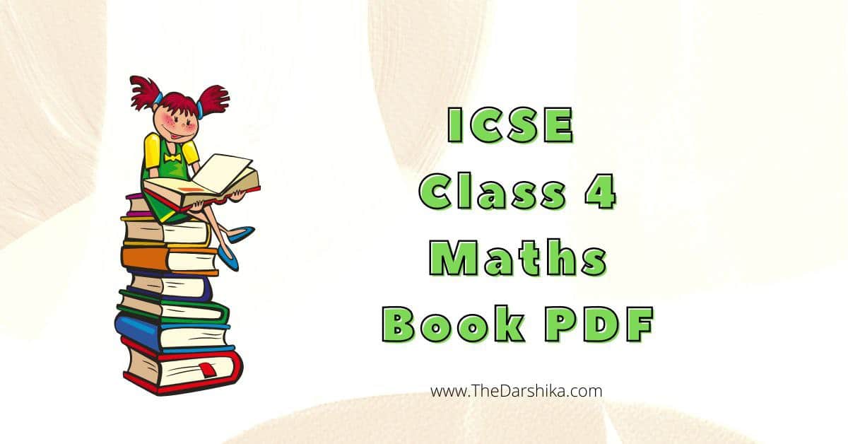 ICSE Class 4 Maths Book PDF