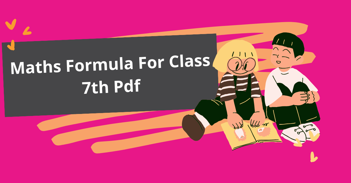 Maths Formula For Class 7th Pdf 2024