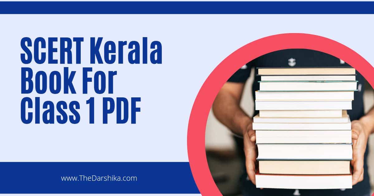 SCERT Kerala Book For Class 1 PDF