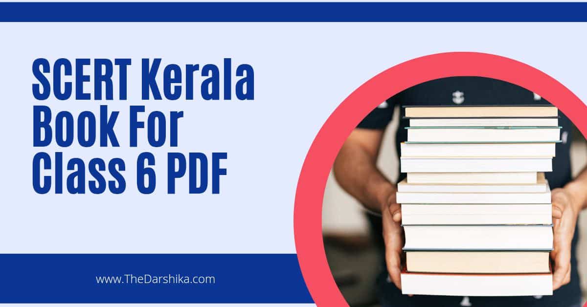SCERT Kerala Book For Class 6 PDF