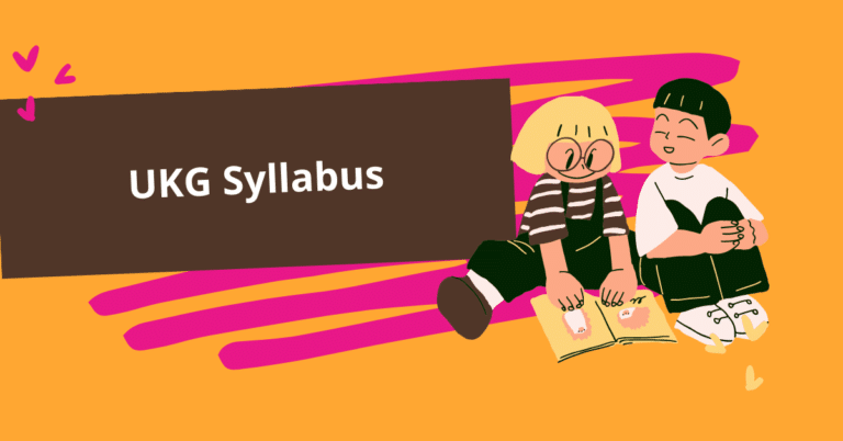 UKG Syllabus PDF Download CBSE & ICSE 2026