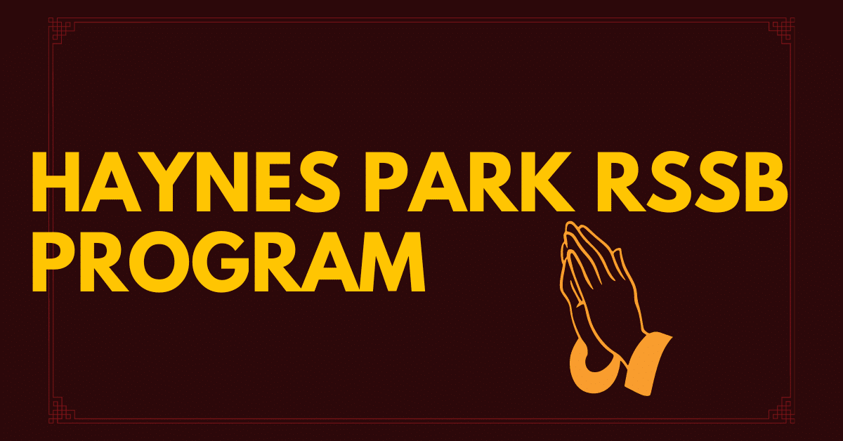 RSSB Haynes Park Satsang Programme 2024