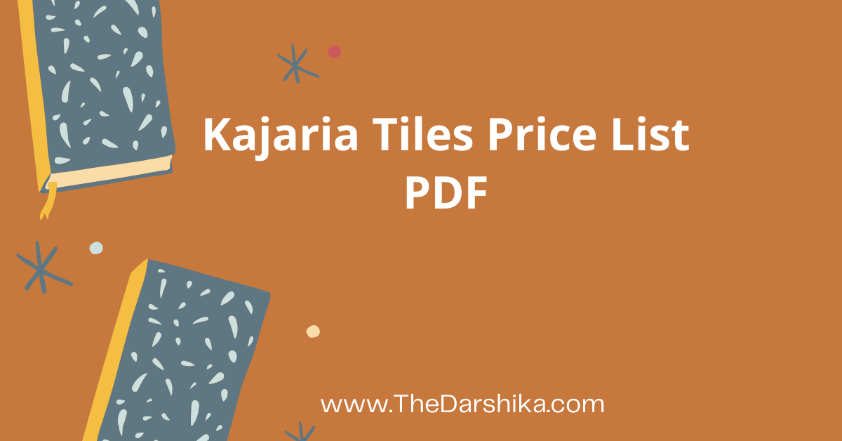 Kajaria Tiles Price List PDF