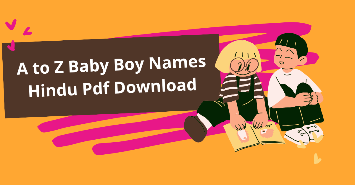 A To Z Baby Boy Names Hindu Pdf Download 2024