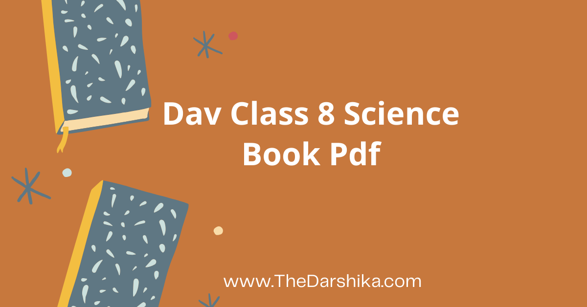 Dav Class 8 Science Book Pdf