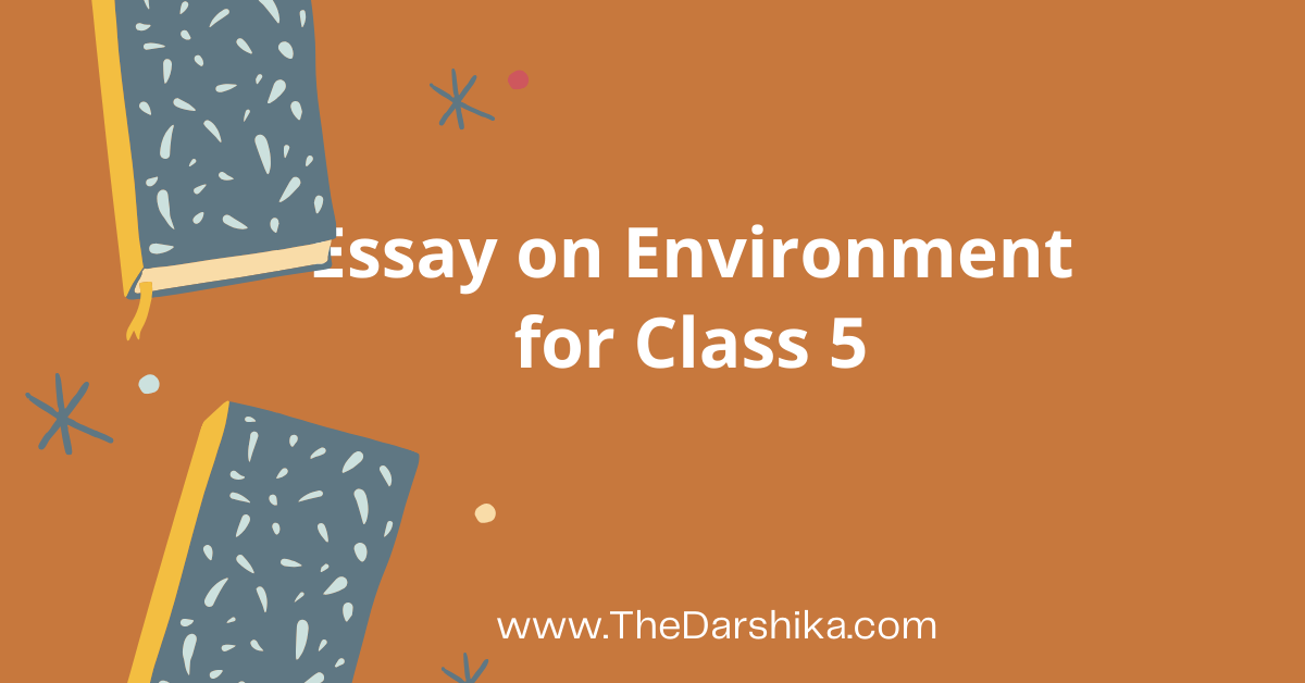 Essay Environment Class 5