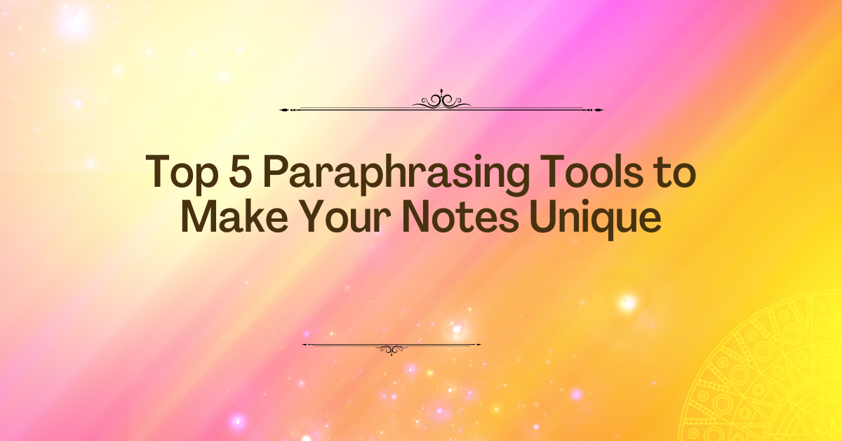 Paraphrasing Tools